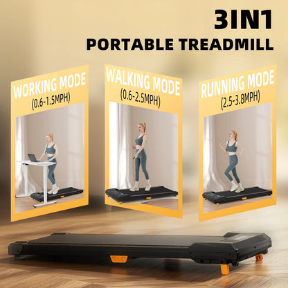 Compact Under Desk Treadmill - 330lbs Weight Capacity
