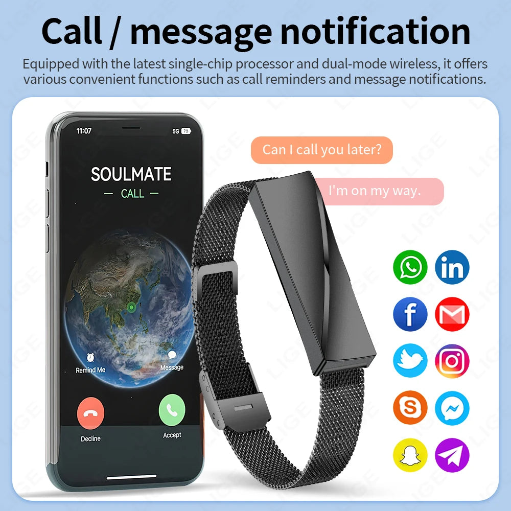 Couple’s Smart Gym Bracelet – Fitness & Health Tracker