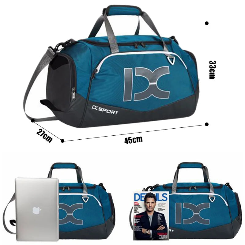 Waterproof Wet/Dry Sports Duffel with Shoe Compartment