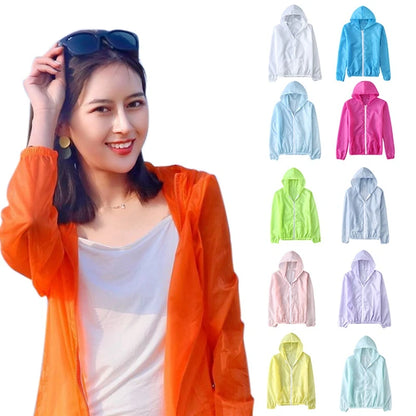 Lightweight UV Protection Coat for Running