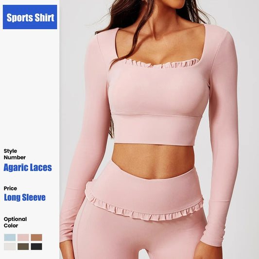 Cloud Hide Women’s Long Sleeve Yoga Top
