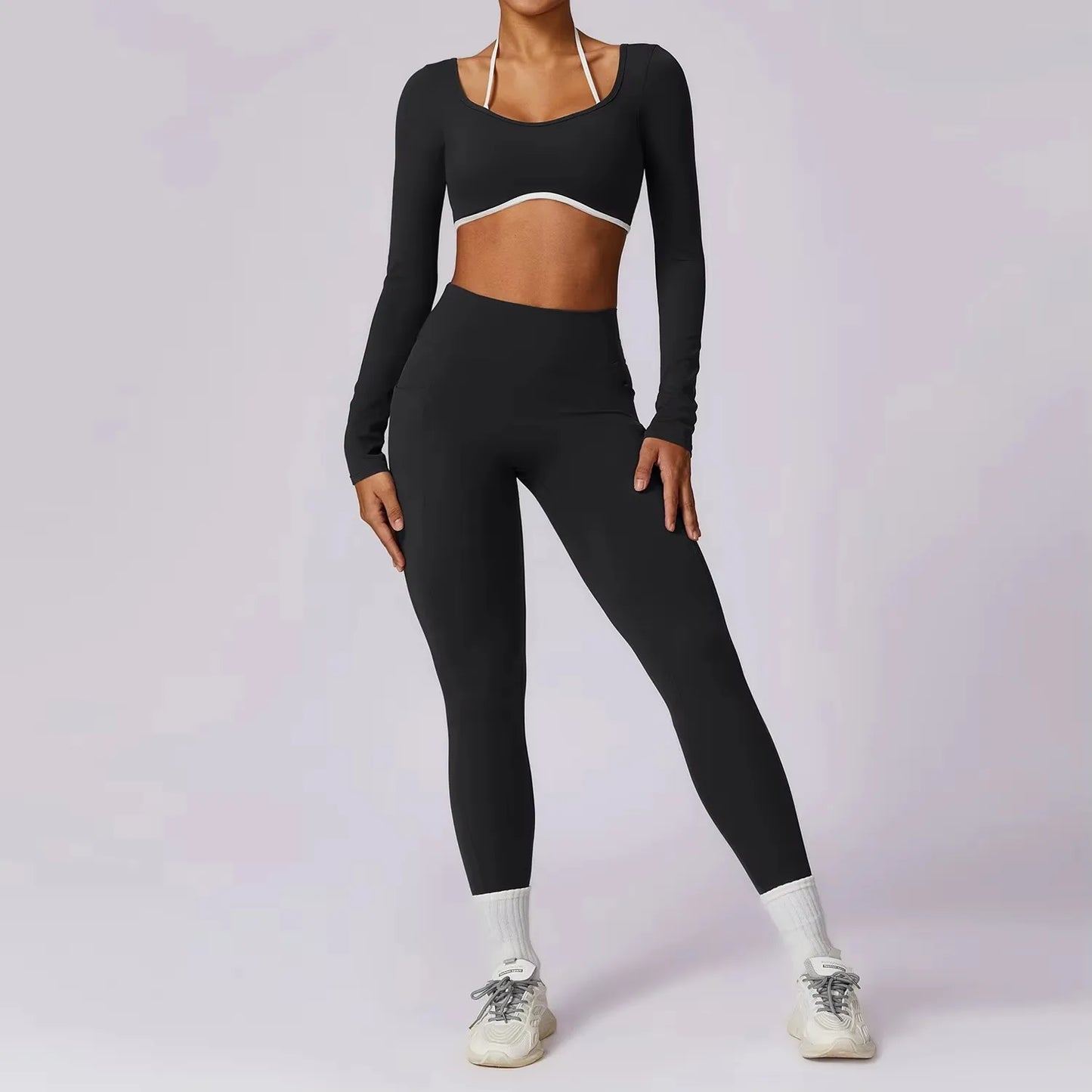 Women’s Sportswear Set – Push Up Bra & Gym Leggings