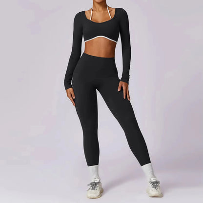 Women’s Sportswear Set – Push Up Bra & Gym Leggings