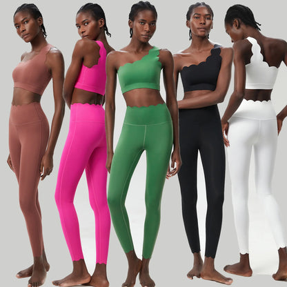 Women's Stretchy Buttery Soft Gym Outfit – 1 Set