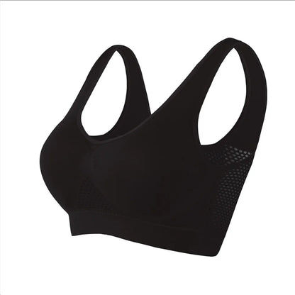 Seamless Mesh Sports Bra for Women