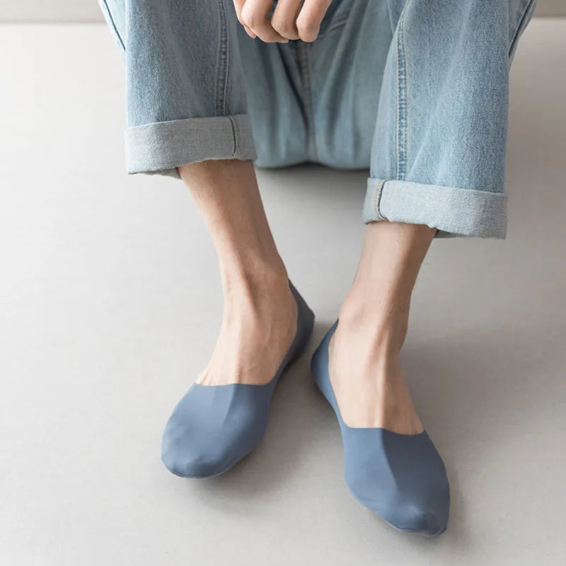 Men’s No-Show Socks – Ultra-Thin Ice Silk Cotton Socks