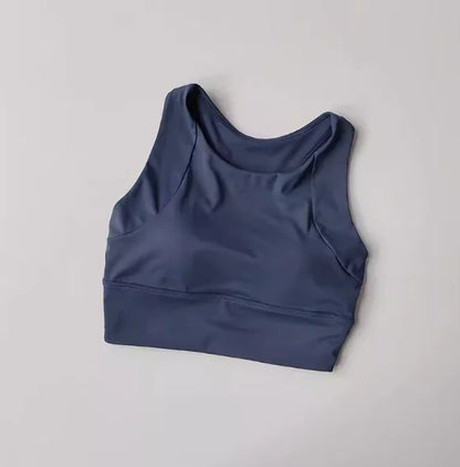 Women's Breathable Full-Cup Yoga & Running Vest for Summer Fitness