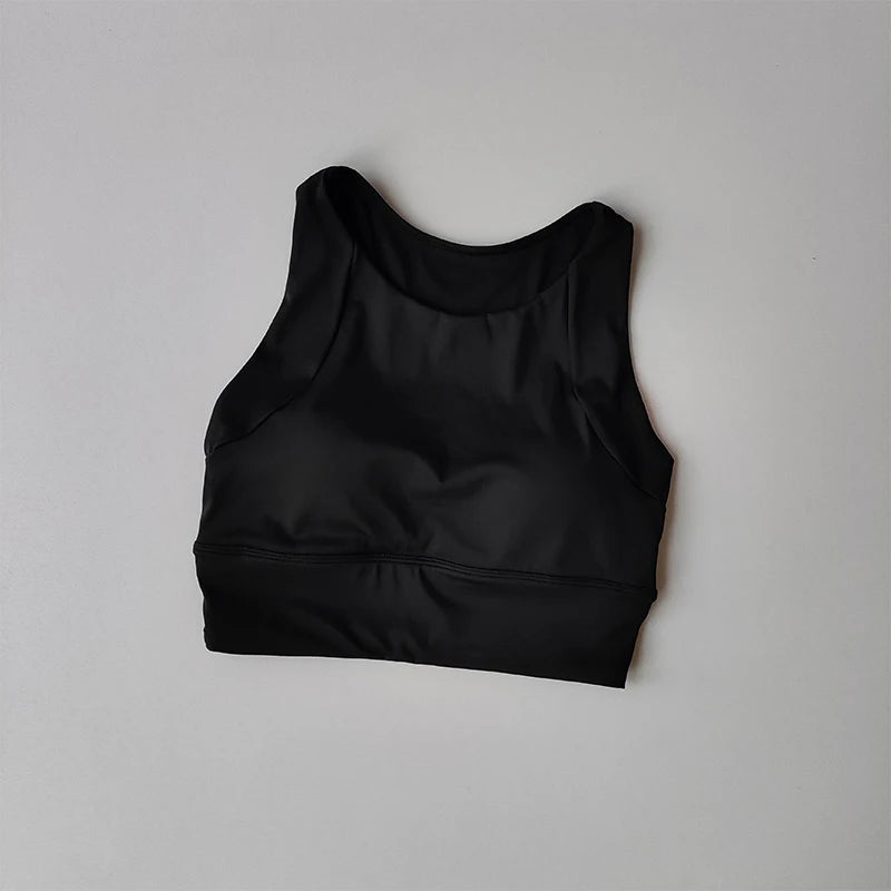 Women's Breathable Full-Cup Yoga & Running Vest for Summer Fitness