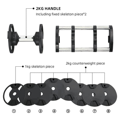 Custom Adjustable Dumbbell Set