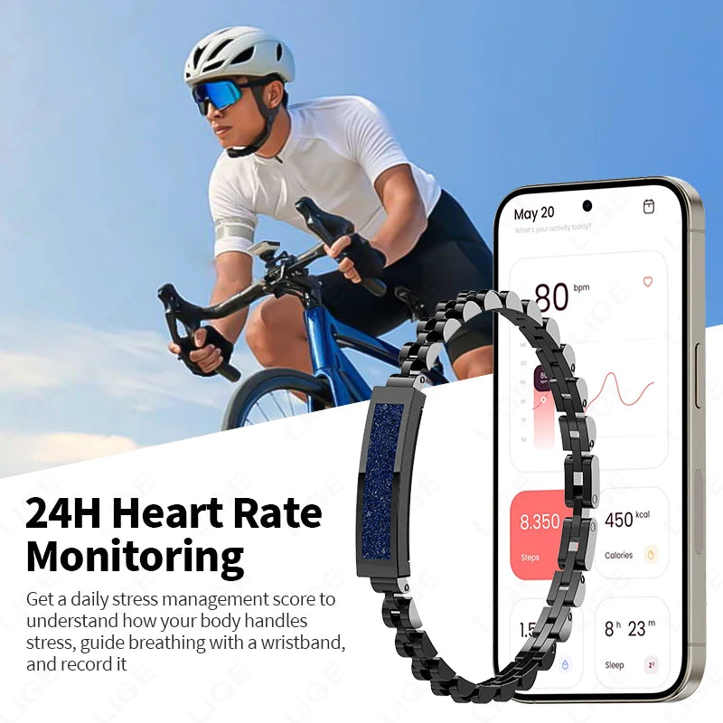 New Smartwatch & Fitness Bracelet – Waterproof Pedometer