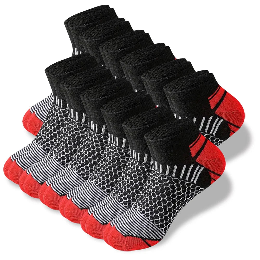 6-12 Pairs High-Quality, Low-Cut Socks