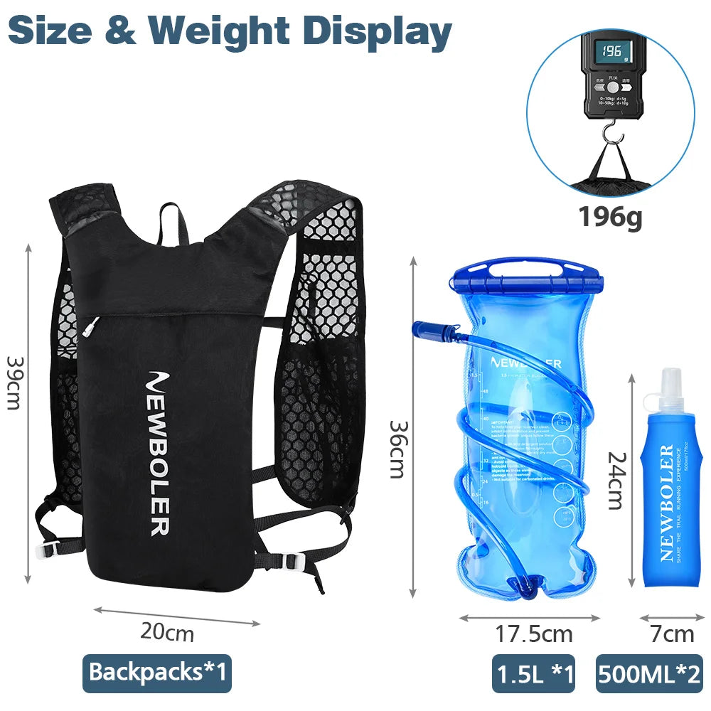 Breathable Hydration Vest – Trail Running & Cycling Backpack