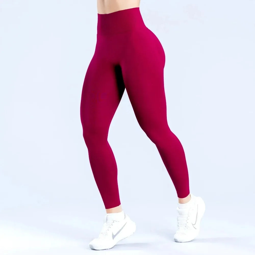 Summer Women Three Waist Gym Yoga Pants - Tight Fitting Sports Leggings Yoga Exercise Pants