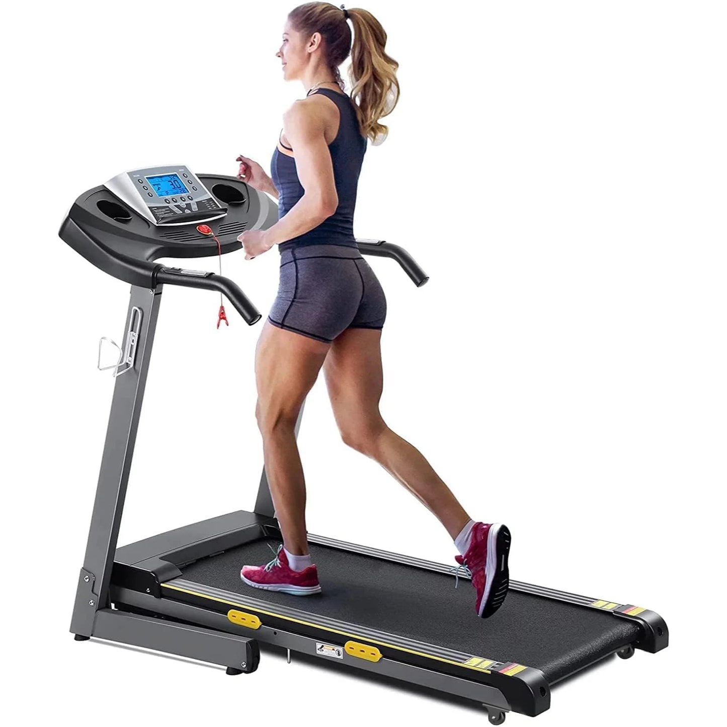 Electric Treadmill with Auto Incline