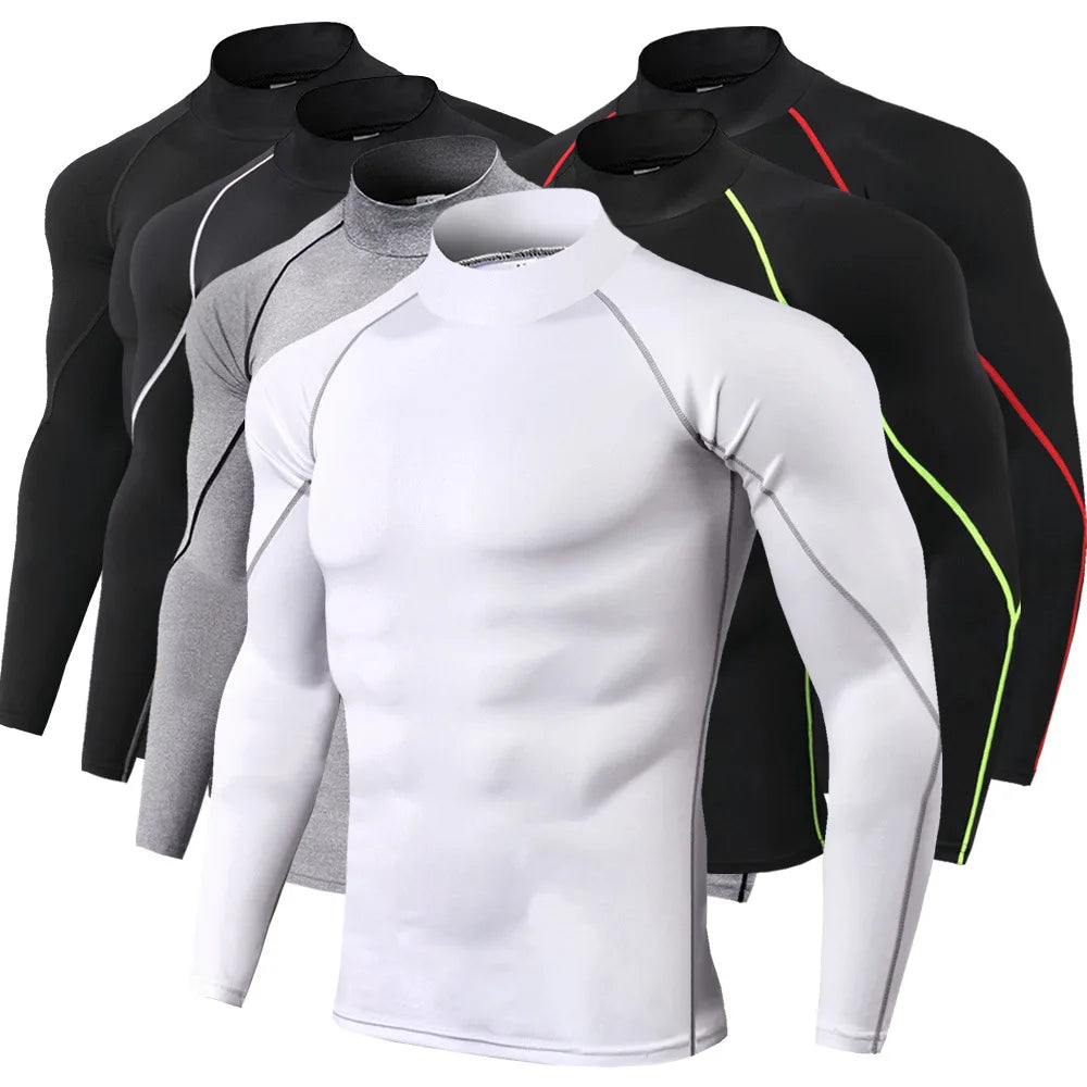 Quick Dry Compression Long Sleeve Gym Shirt