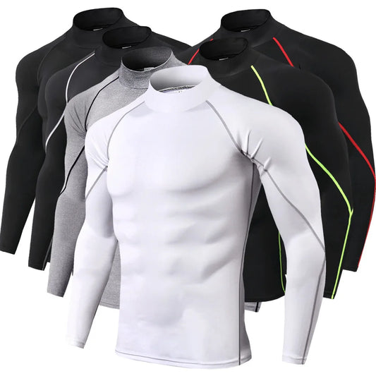 Quick Dry Compression Long Sleeve Gym Shirt
