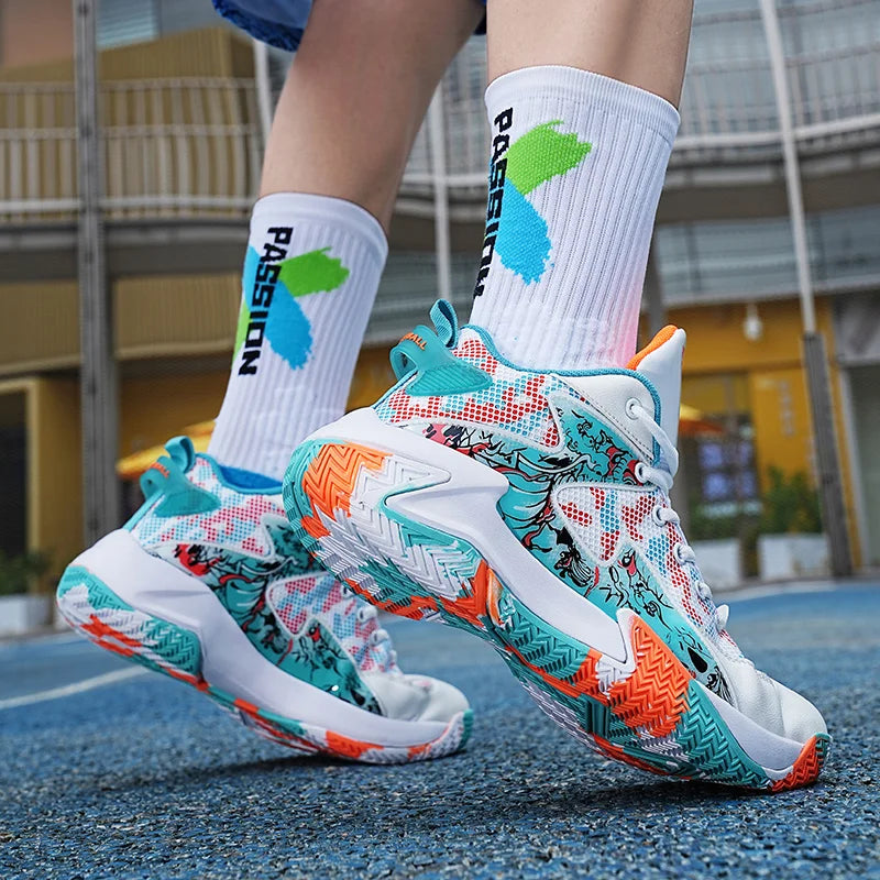 Breathable Basketball Shoes – Athletic Training Sneakers