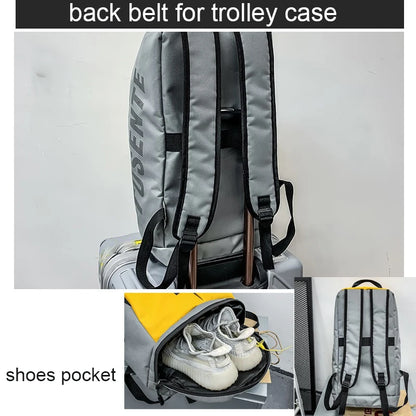 Multi-Functional Travel Backpack with Shoe Compartment