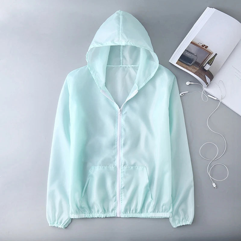 Lightweight UV Protection Coat for Running
