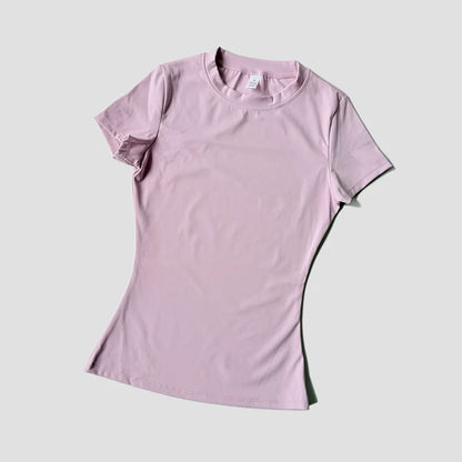 Casual Dry-Fit Workout T-Shirt for Women