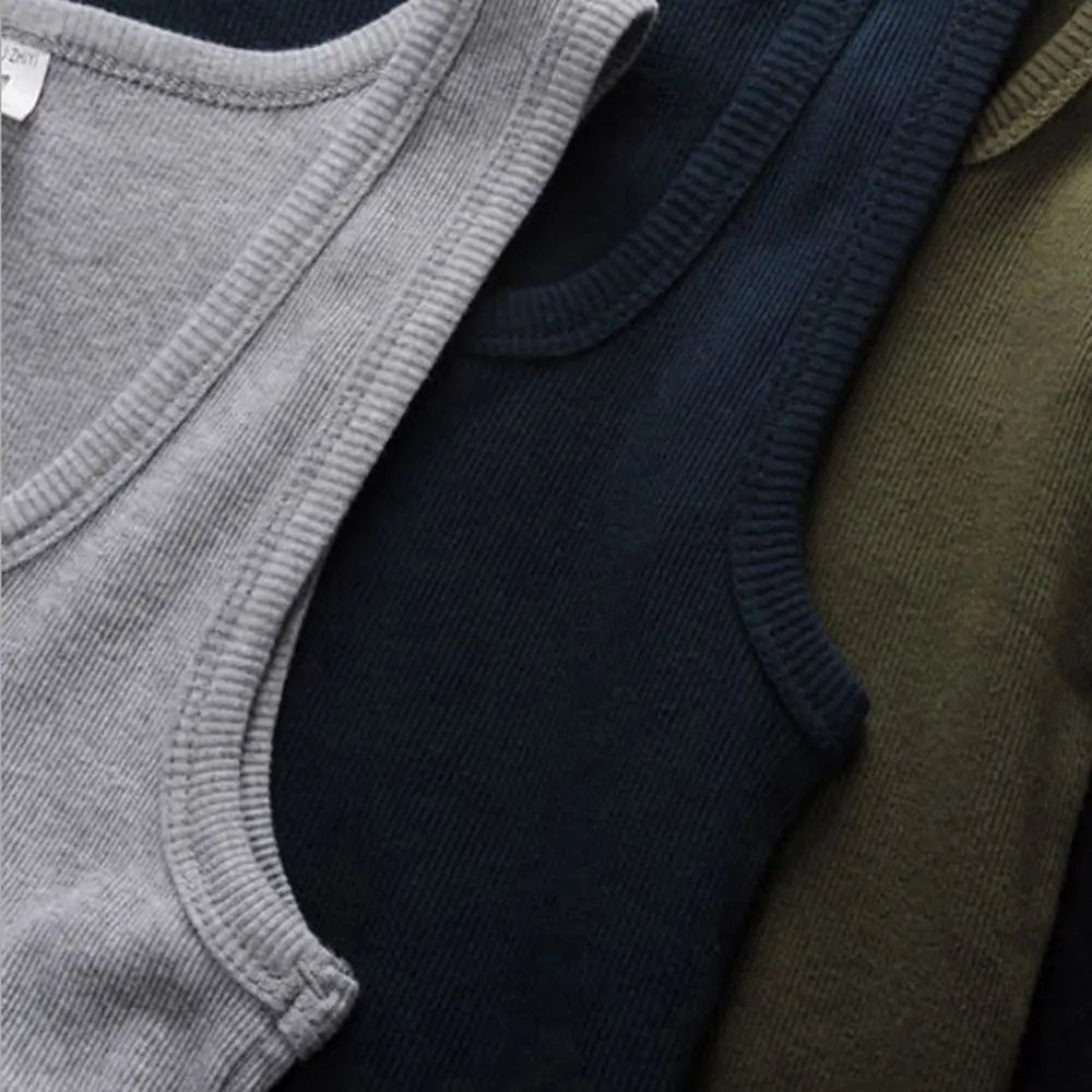 Sleeveless Cotton T-Shirt