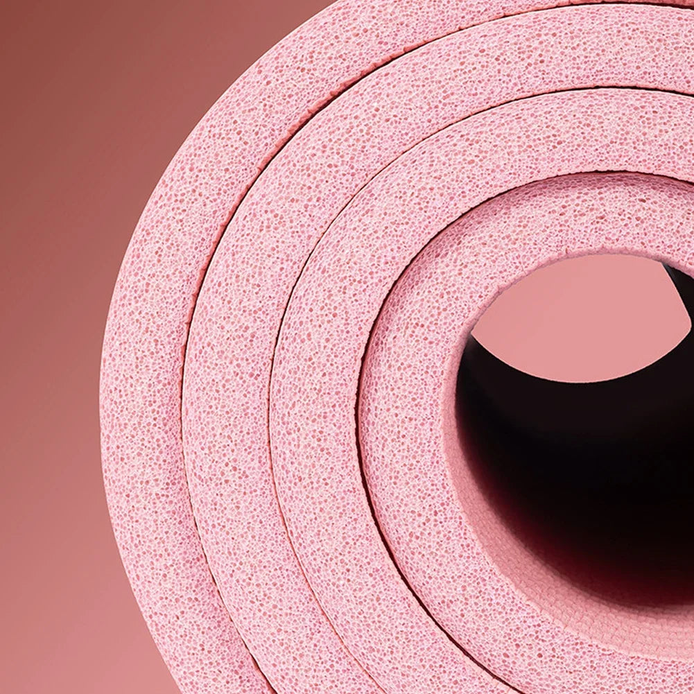 Solid Color Exercise & Fitness Mat for Home Gym Workouts