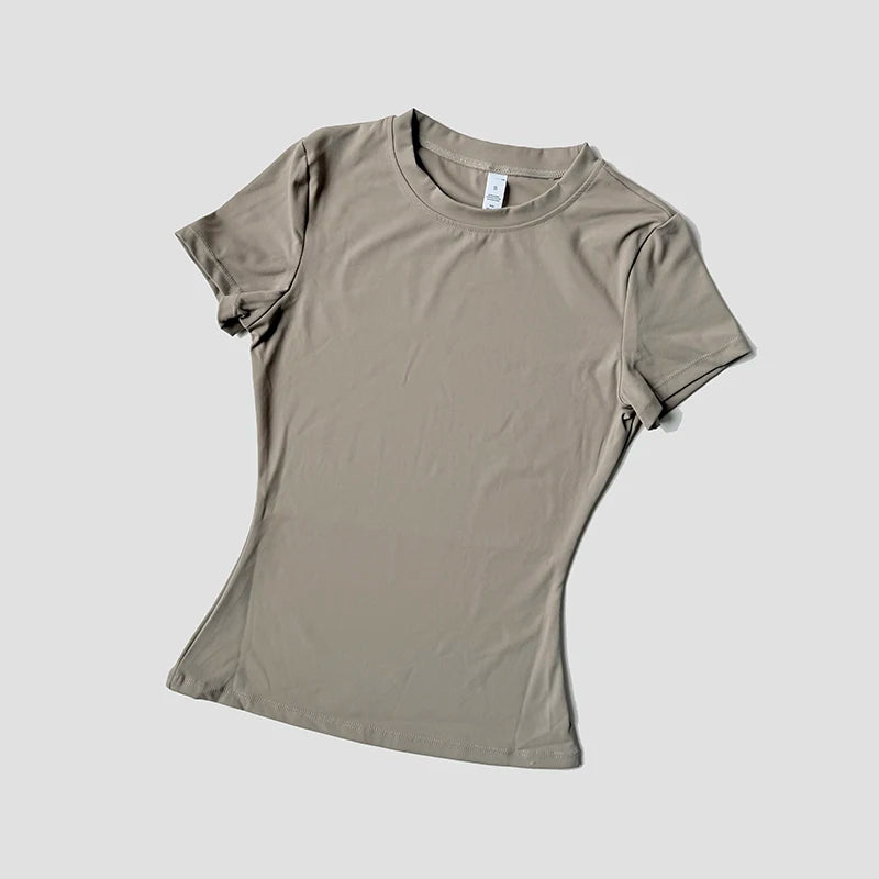 Casual Dry-Fit Workout T-Shirt for Women