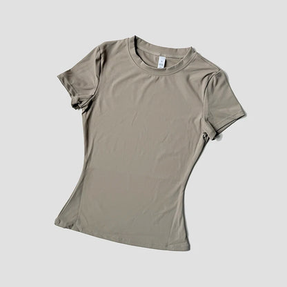 Casual Dry-Fit Workout T-Shirt for Women