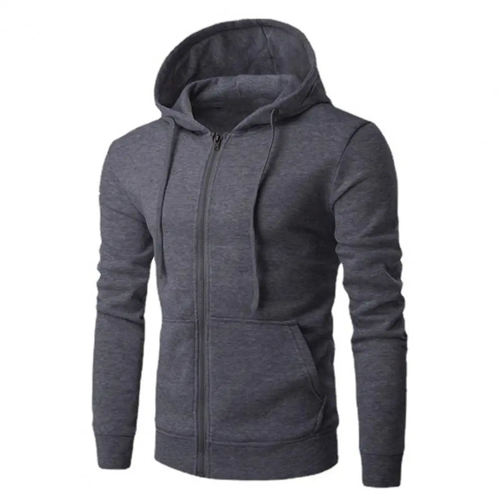 Men’s Slim Fit Zipper Hoodie Jacket