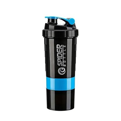 Multi-Layer Shaker Cup | 3-in-1 Protein Bottle for Gym & Bodybuilding
