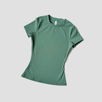 Casual Dry-Fit Workout T-Shirt for Women