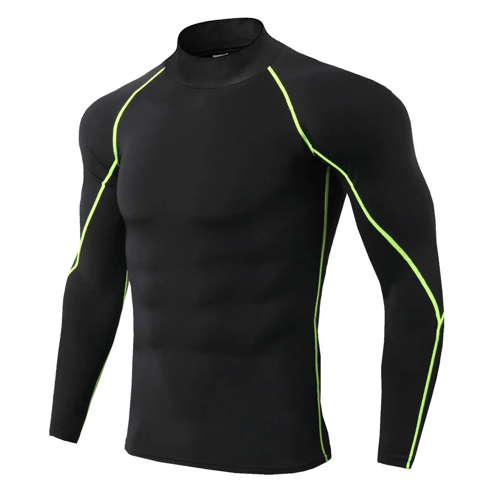 Quick Dry Compression Long Sleeve Gym Shirt