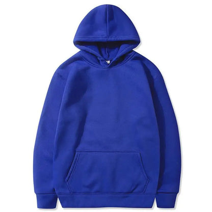 Solid Color Pocket Hoodies