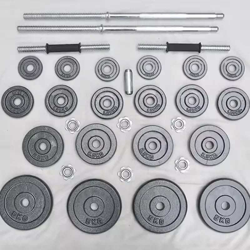 10kg–30kg Adjustable Cast Iron Dumbbell Set